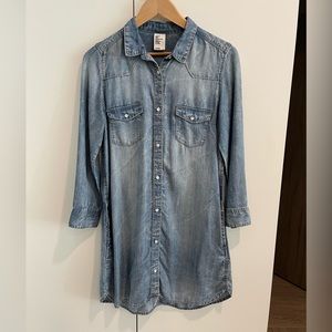 H&M Button-Up Denim Dress